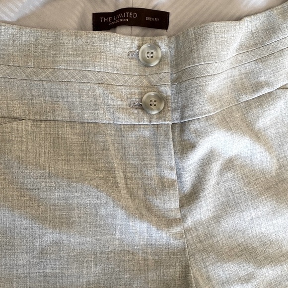 The Limited - Drew Fit Bootcut Pants in Heathered Light Gray - Picture 2 of 2